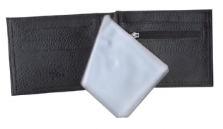 Carteira masculina Fasa com compartimento para notas, documentos, moedas e três para cartões c6099