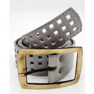 Cinto feminino em couro modelo vazado ED333