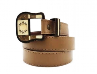 Cinto feminino couro apache fino MA505