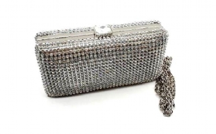 Bolsa Clutch festa feminina de strass Viviton BF1031