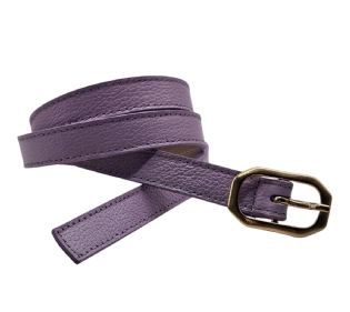 Cinto feminino couro clássico fivela dourada ed2021