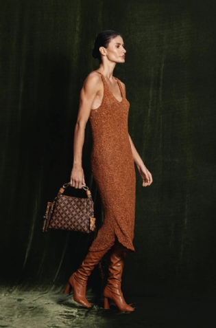 Bolsa feminina três divisões Chenson monograma 85388