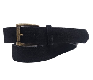 Cinto feminino couro camurça básico lindo ED0602