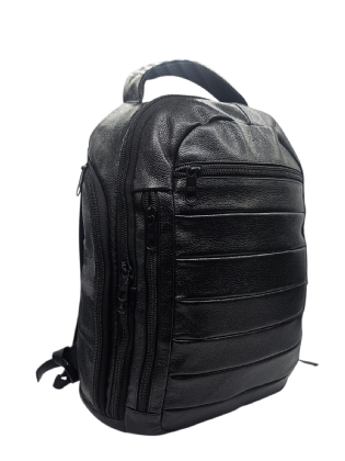 Mochila GG de couro mochilão unisséx bordo 3022